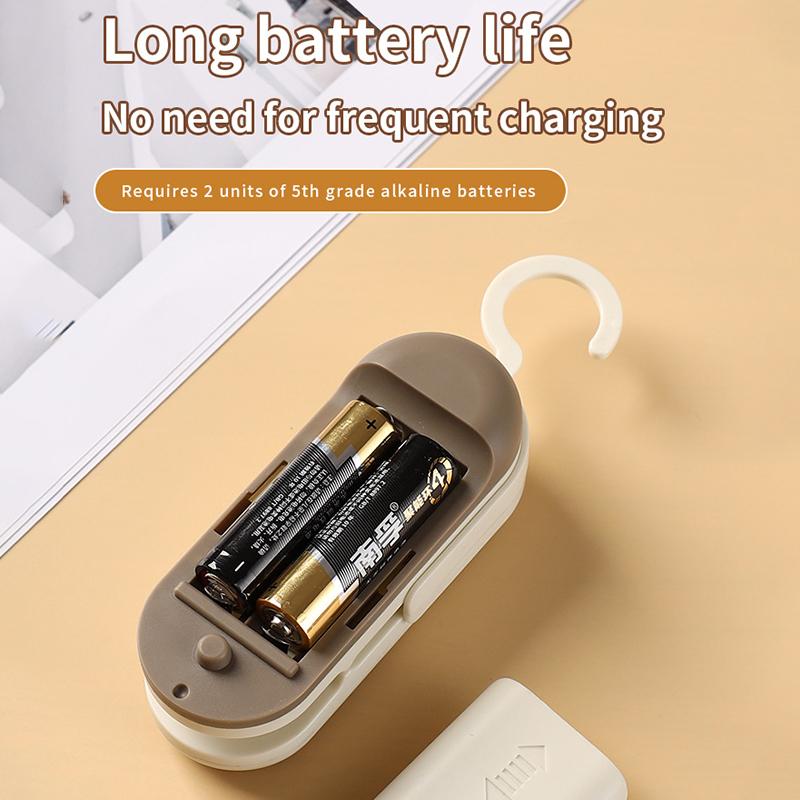1Pcs Mini Sealing Machine Snack Bag Moisture-Proof Heat Sealing Machine Plastic Bag Clip Food Fruit Snacks Preservation Tools