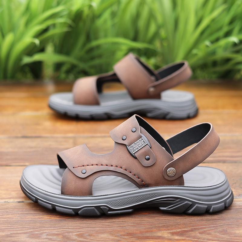 Summer new men's sandals beach shoes outdoor comfortable men's slippers men's shoes