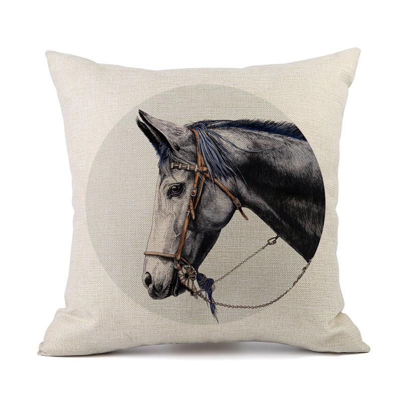 

Наволочка Pentium Horse, современный домашний декор, полиэстеровая автомобильная подушка, подушка для дивана 45x45cm