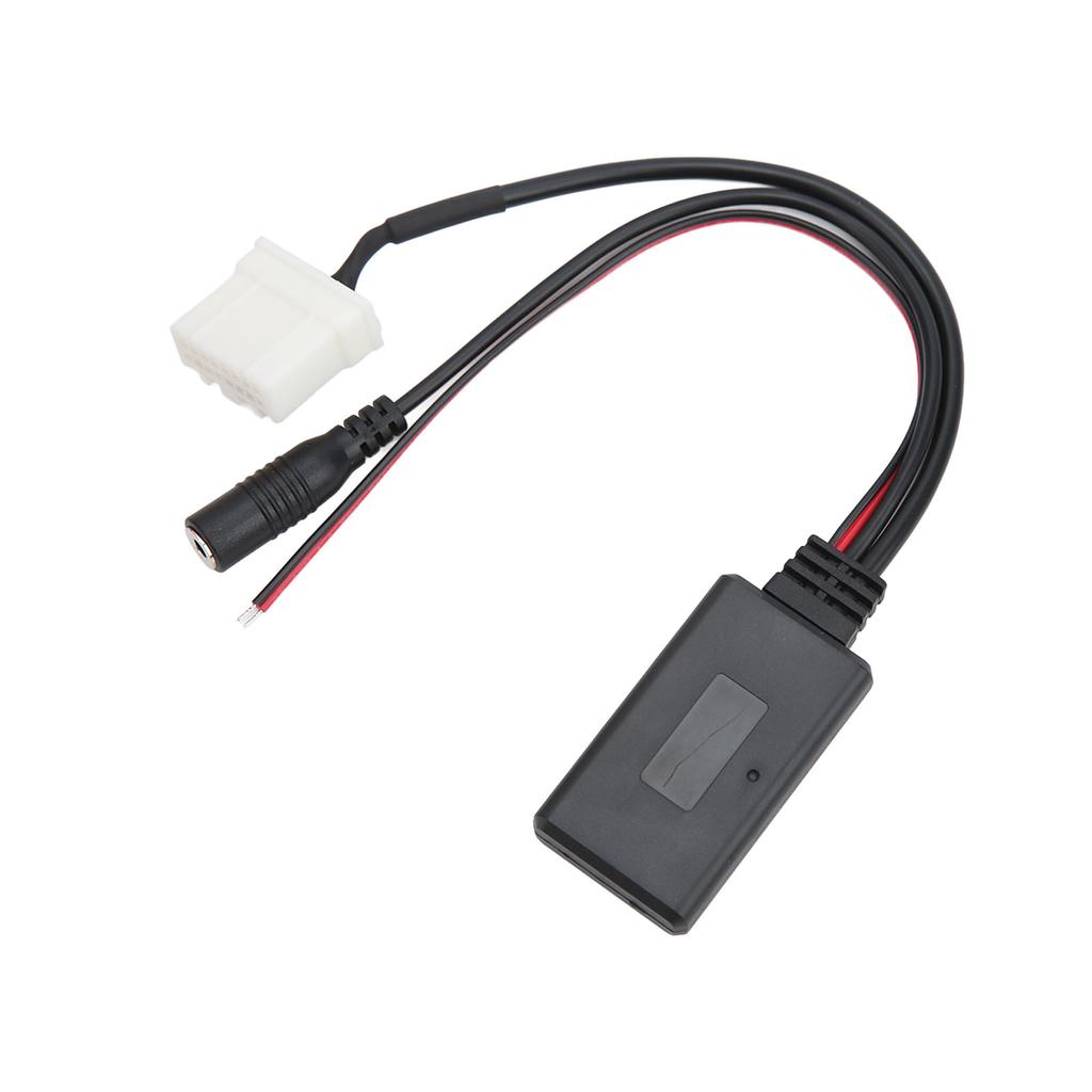 150cm Car Bluetooth5.0 Wireless Module AUX IN Adapter Handsfree Mic Replacement for Mazda 2 3 5 6