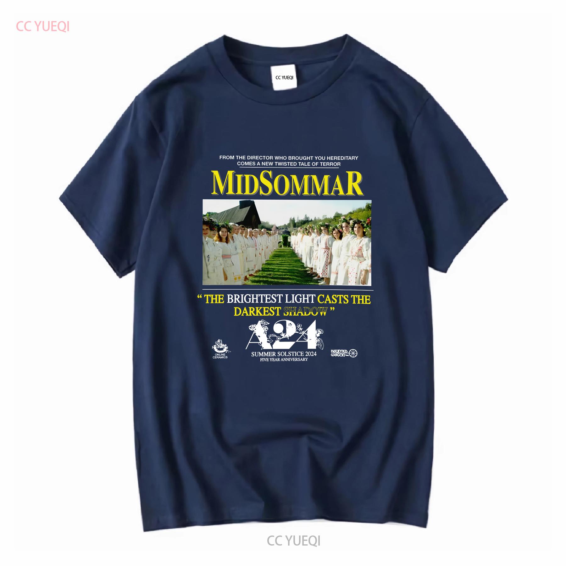

A24 x Online Ceramics Футболка Midsommar Darkest Shadow Чорна L ВЕЛИКИЙ НОВИЙ вінтажний Праний дизайнерський одяг Повсякденна мода графічний 3XL