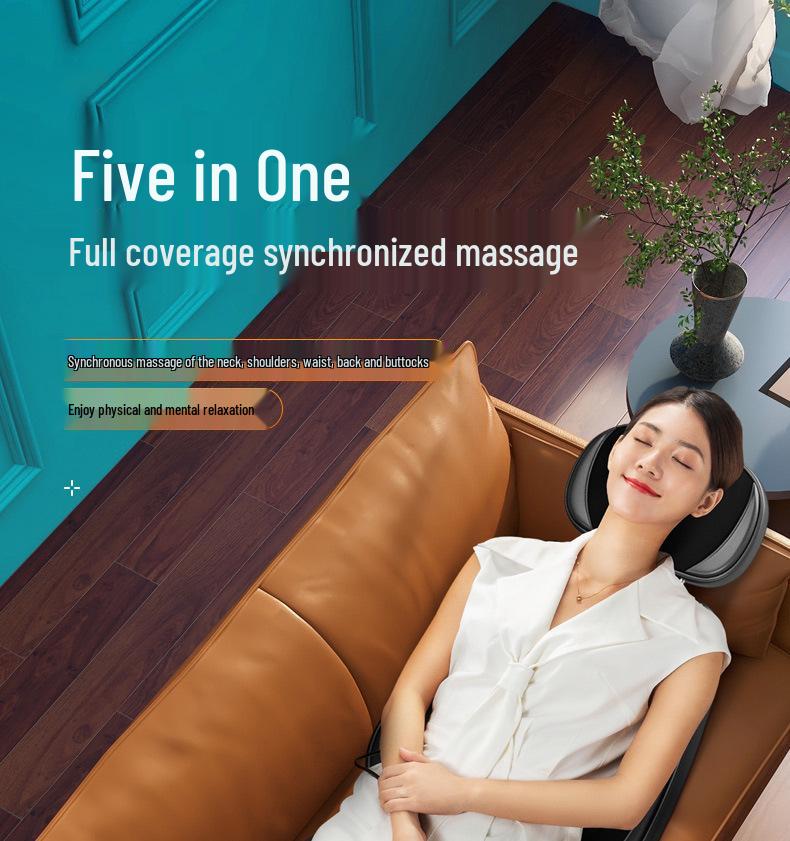 Full Body Multifunctional Electric Massage Cushion for Back, Waist, Legs, and Feet