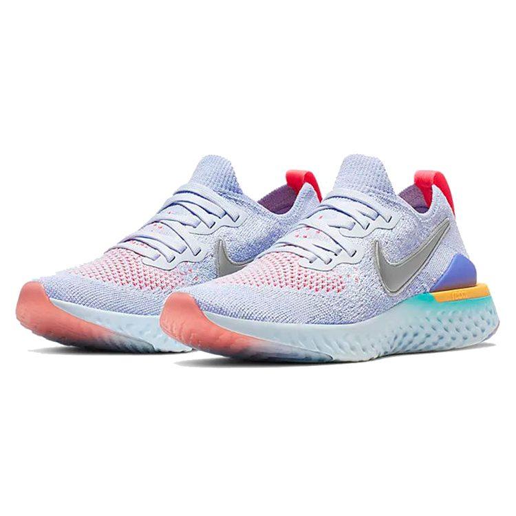 Nike Epic React Flyknit 2 'Aluminum' Gs AQ3243-414