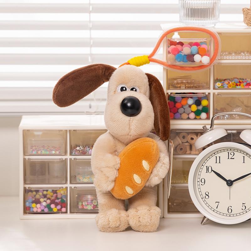Wallace&Gromit Plush Toy Kawaii Gromit Wallace Toys Cartoon Dogs Bag Pendant Key Chain Anime Cute Puppy Stuffed Dolls
