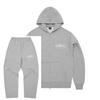 Alcatraz Trend Street Loose Sweater Set Men's and Women's Trend Hip Hop Sports Zipper Hooded Pants Set