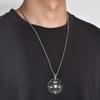 TK Compass Pendant: Punk Gothic Dark Style Hip-hop Necklace with Curious Design