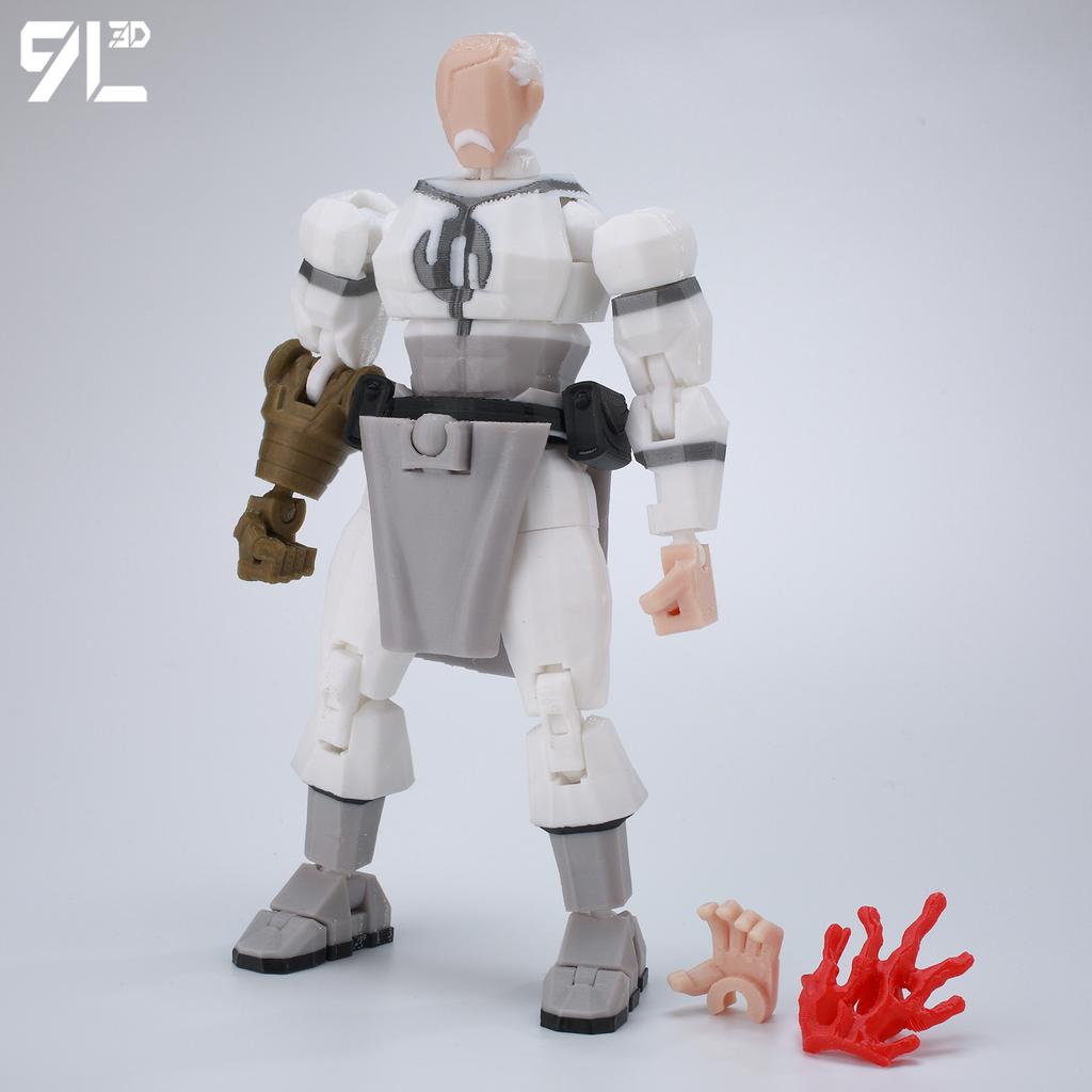 9L3D Superhero Team Invincible Boy Heroes Action Figure Lucky13 Dummy13 Multi-Colored T13 Multi-Jointed Collectible Toys Titan13