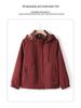 Mom's Casual Fashion Hooded Jacket - Stylish Short Trench for Middle-Aged and Elderly Women