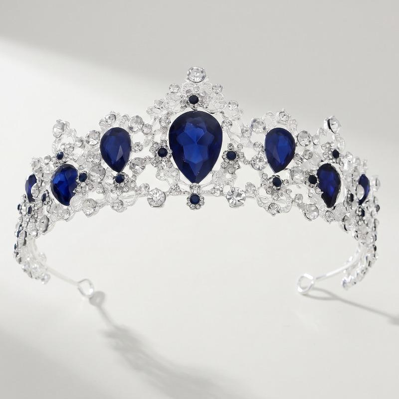 Retro Crown Bride Luxury Wedding Hairpiece Queen King Crown TS-J2595S