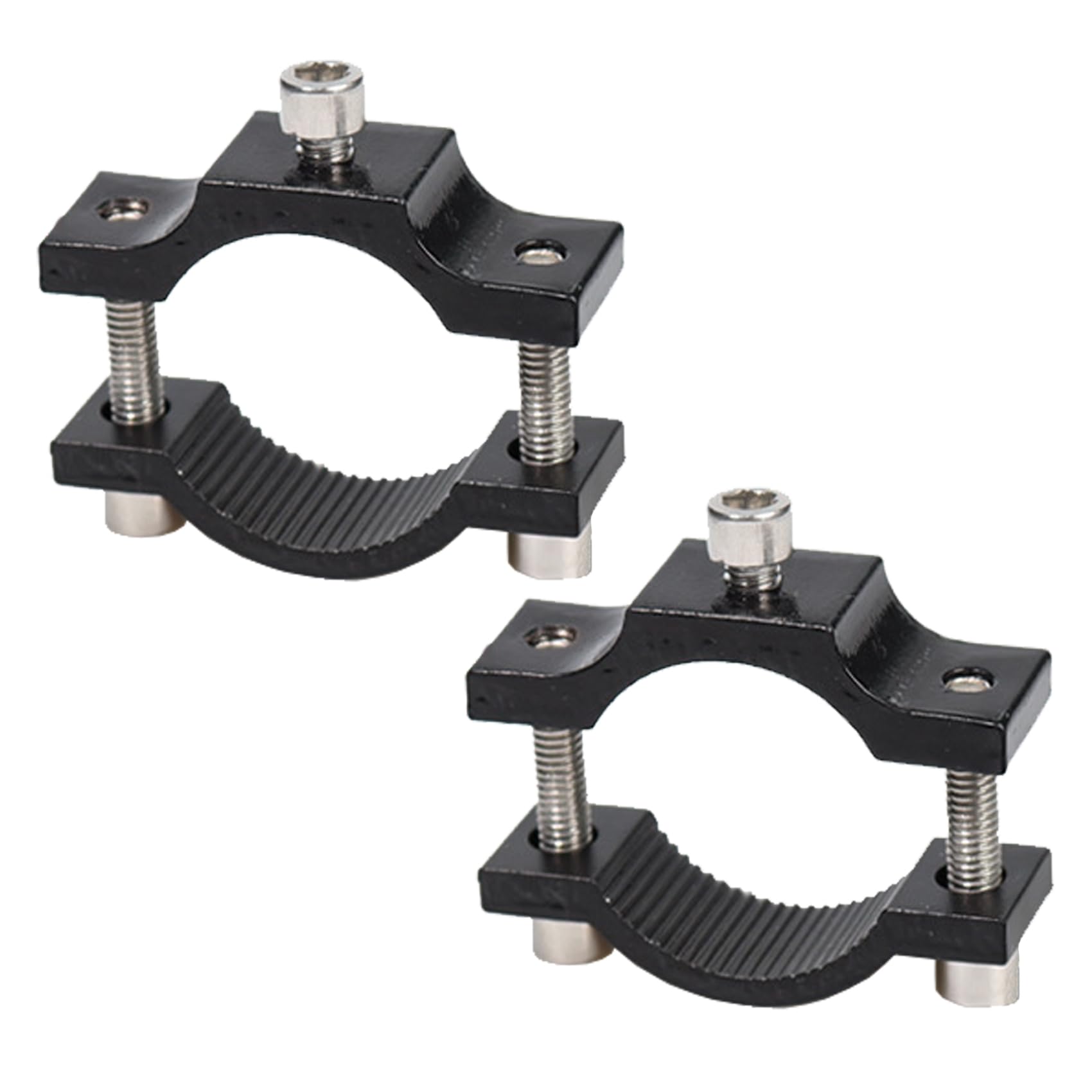 

YFFSFDC Handlebar Holder, No Drilling Required, Motorcycle, LED, Work Light, Bracket, Fog Lamp, Compatible Φ18 to Φ30mm black чёрный