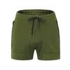 Men's Fitness Shorts Weight Lifting Squat Shorts Multicolor Zipper Pocket Training Bodybuilding Pants