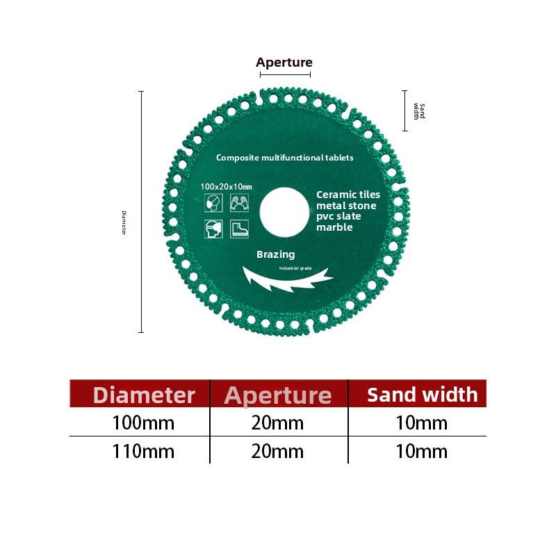 Industrial Grade Composite Cutting Disc for Color Steel Tile Metal Diamond PVC Pipe