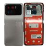 For Xiaomi Mi 11 Ultra Ceramic Back Battery Cover Housing Rear With Rear LCD Screen + Camera Frame Glass Lens Replace