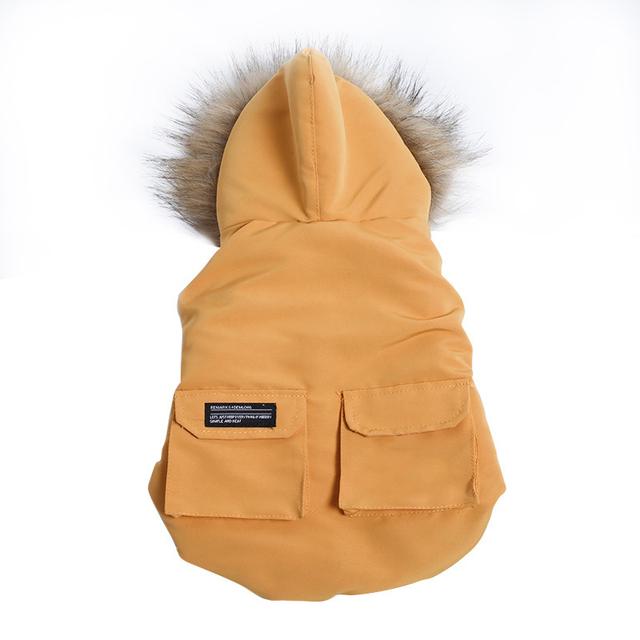 Fashion French Bulldog Pet Down Jacket Coat Winter Dog Clothes with Collar for Small Medium Dogs Mascotas Puppy Cat Clothing