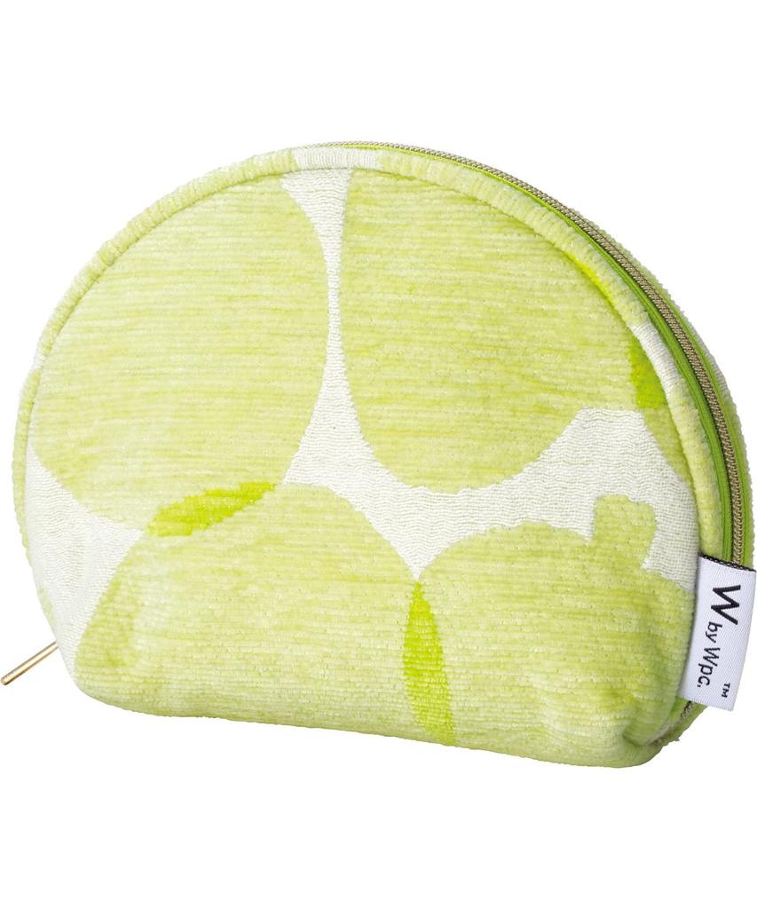 Patterns Gobelin Woven Round Pouch in Fruit Scandinavian Makeup Perfect for and Stylish and Wpc. Green, Women's, Retro, Pouch, Multi-Pouch, Commuting,