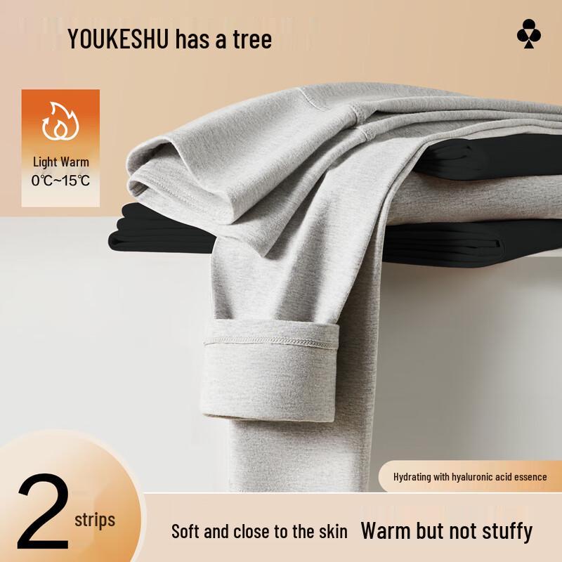 Женские бесшовные теплые хлопковые термолеггинсы L