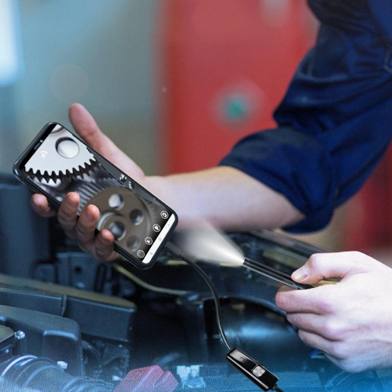 Inspection Camera Endoscope with LED Light IP67 Waterproof Camera for Auto Inspection Industry Borescope Scope Camera