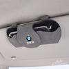 Suede Car Glasses Clips Sun Visor Convenient Storage Glasses Clips For BMW E39 E46 E90 F10 F11 F20 F30 F34 G20 G21 G38 X1 X3 X5 ulbn07