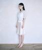 Leijeumiya Sana Lace Shirring Top [White]