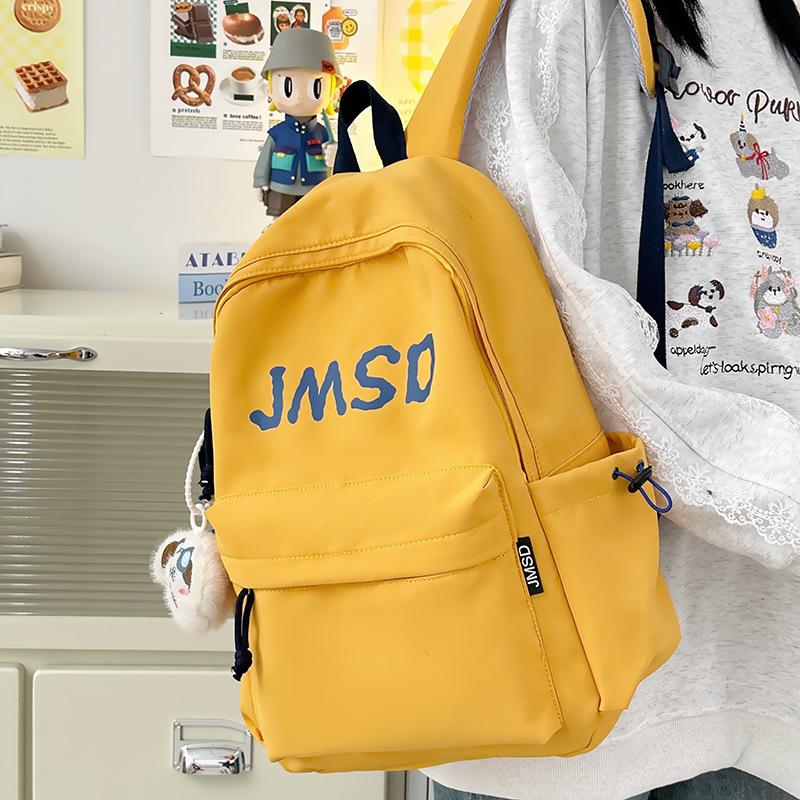 

Children s Schoolbags Elementary School Students Junior High School Boys College Students Female Letter Backpack