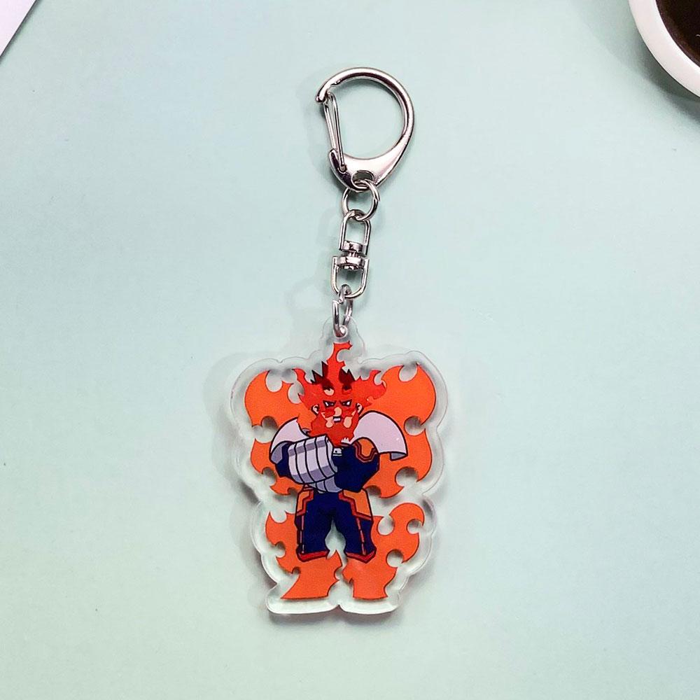 Anime Characters My Hero Academia Acrylic Kawaii Keychain Accessories Trendy Bag Charms Pendant Key Ring Gifts For Friends