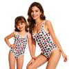 Girls One Piece Swimsuit Independence Day Star Print Tank Style Swimwear Suitable for Swimming Pool Beach and Water Activities