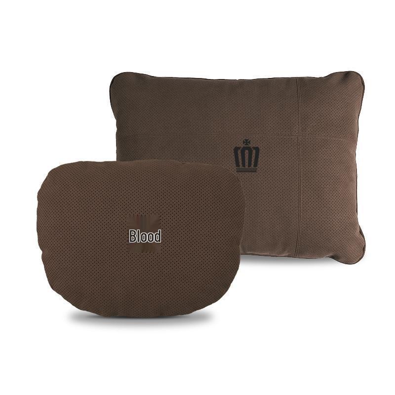 Toyota New Crown 14th Gen Suede Maybach Neck Pillow for Car Seat