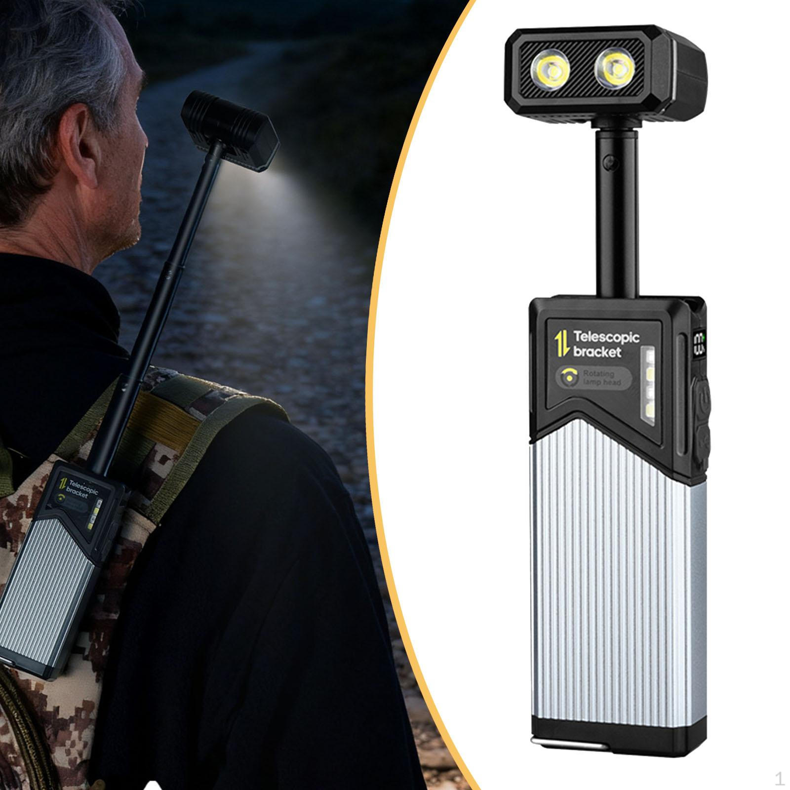 

Телескопический кемпинговый фонарь, лампа для палатки, 5 режимов регулировки, маленький многофункциональный фонарик, аварийный