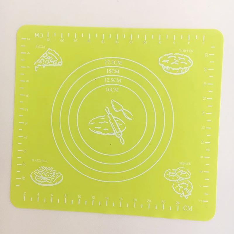 Детский силиконовый скалка и коврик для выпечки набор