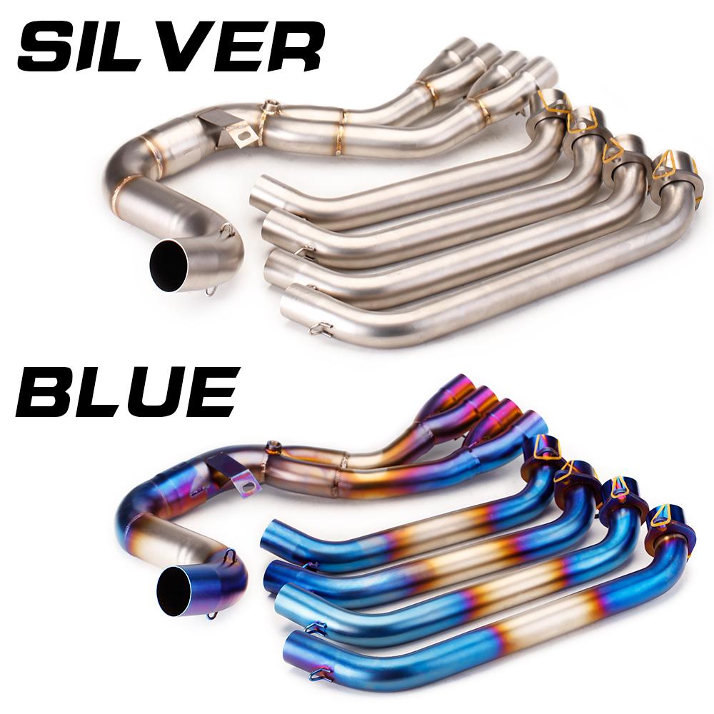For HONDA CBR650R CB650R CBR650F CB650F 2014-2025 Motorcycle Exhaust  Stainless Titanium Alloy Escape Front Link Pipe 51mm