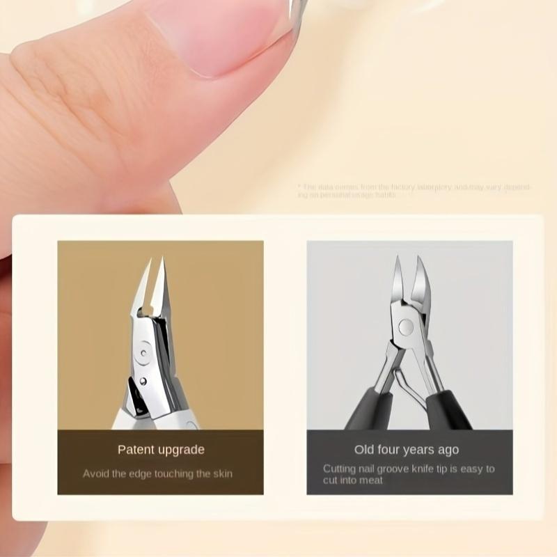 Professional Multifunctional Nail Clippers And Tweezers for Cuticle Trimming Suitable for Ingrown Nails Thick/Hard Toenails