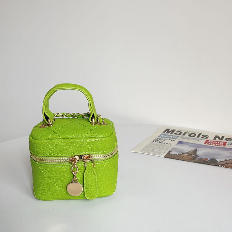 Stylish Mini Girls Bucket Bag Trendy Korean Chain Strap Fashion Accessory For Kids