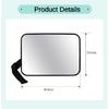 Adjustable Wide Square Car Baby Mirror Rear Seat Child Safety Monitor View Mirror Auto Interior Baby Observation Mirror Interior Mirrors6