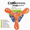 Creative Soft Silicone Threeleaf Boomerang With Spinning Function For Kids Outdoor Play
