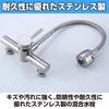 HAMILO Kitchen Mixer Single Lever 304 Stainless Wall Mounted Tap, Faucet, Shower, Steel,