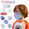 Children's Tie-dye Printing Face Mask Daily Protective Breathable Face Mask