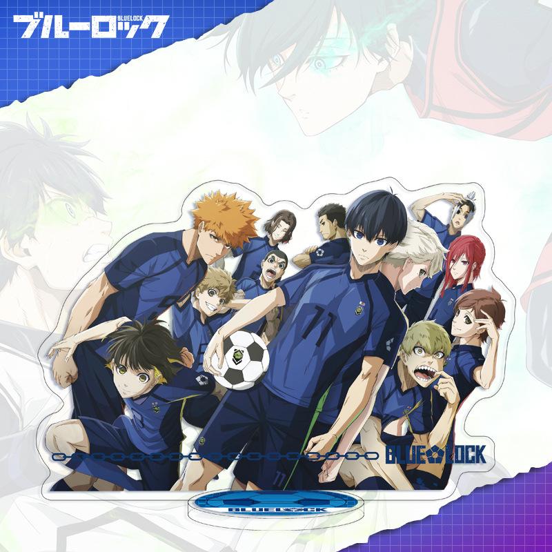 Standee Prigione Blu 16cm Fronte-Retro HD Anime Segno Acrilico Standing Standee