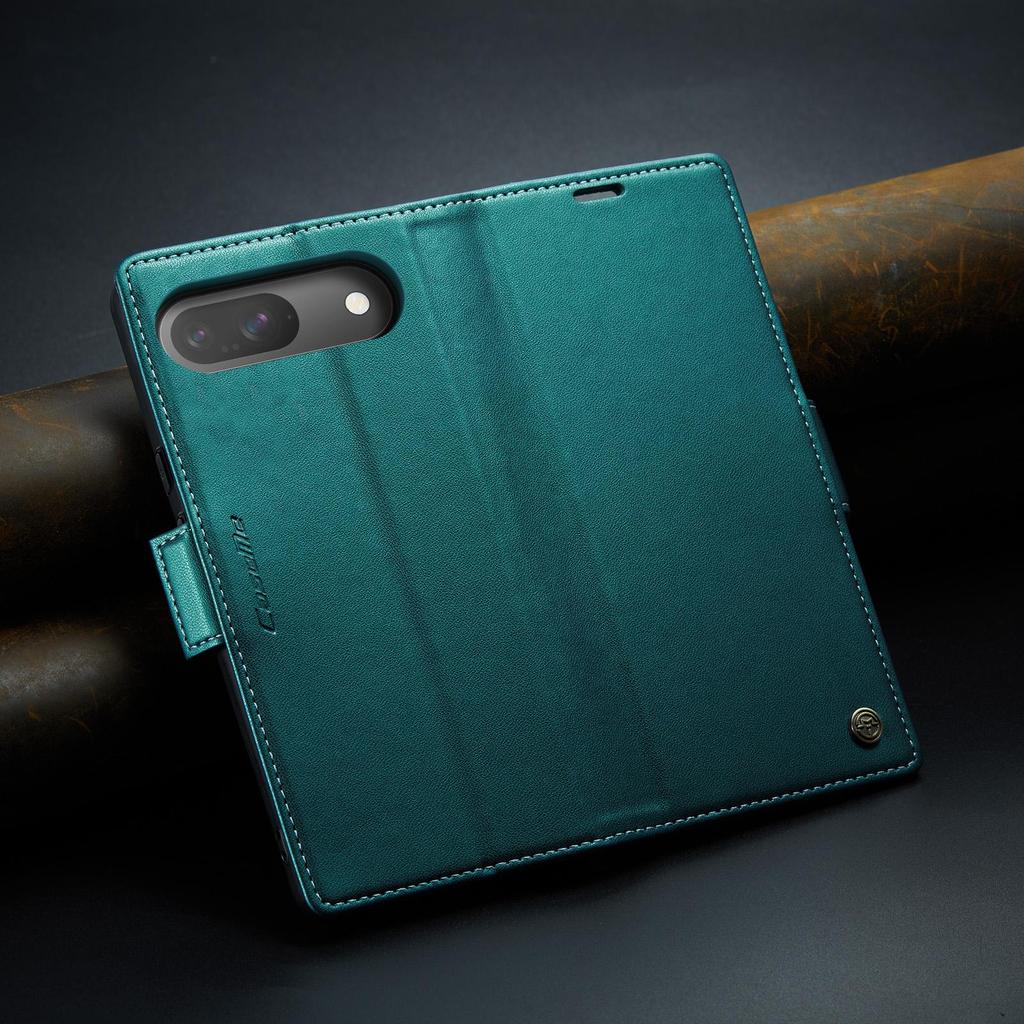 CaseMe-023 For Google Pixel 8 9 Pro/ Pixel 10/11 Pro XL 10A Luxury Magnetic Flip PU Leather Case Wallet Card Slots Cover Stand Protectives Skins Shell