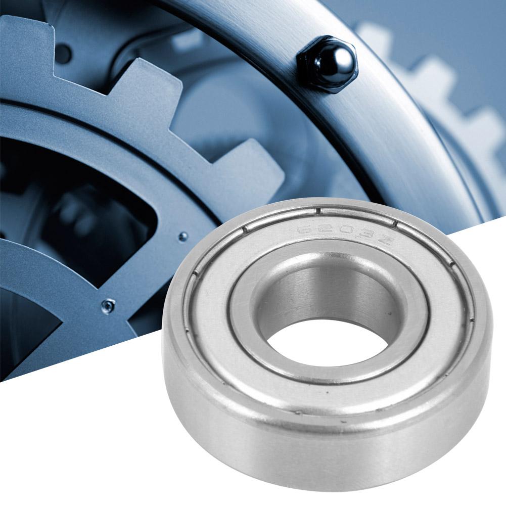 10pcs 17*40*12mm Deep Groove Ball Bearings Miniature Bearing 6203 ZZ