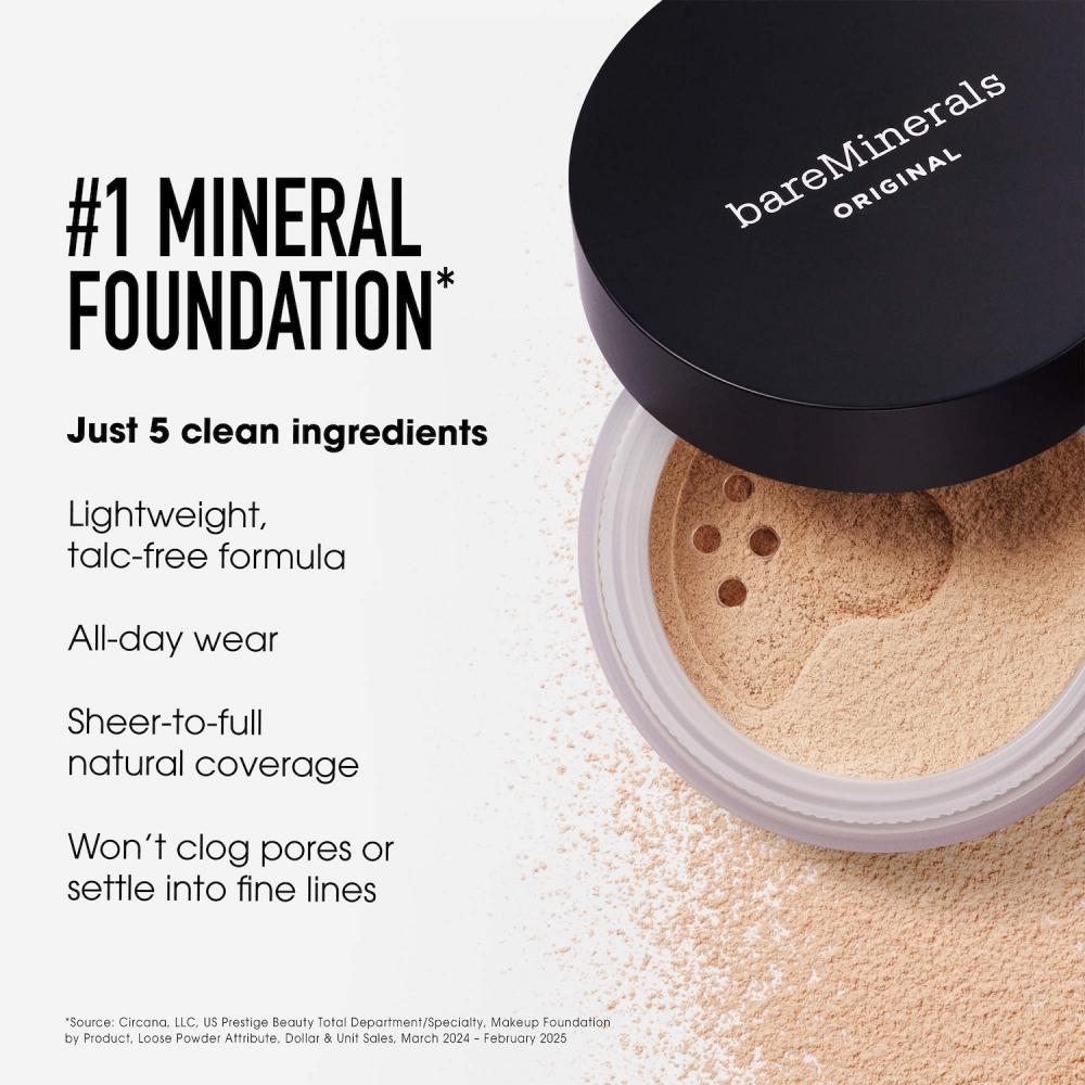 Bareminerals Original Loose Talc Free Powder Foundation Spf 15 0.28 Oz Golden Tan 20
