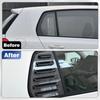 Pair Rear Side Window Trim Spoiler for Volkswagen VW Golf 6 MK6 2008-2012 Window Shutter Cover Louver Air Vents