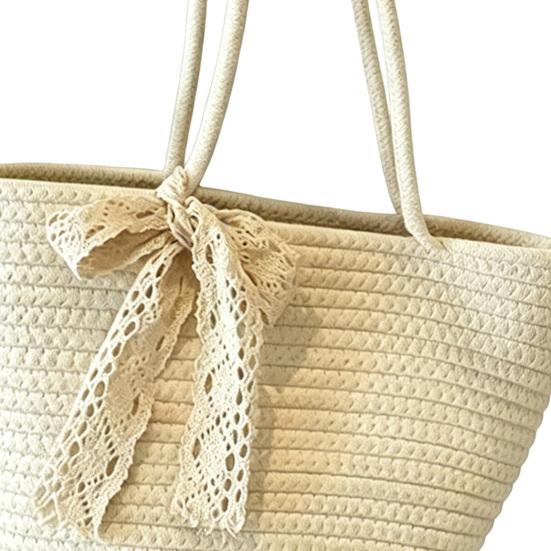 Women Straw Tote Bag Crochet Shoulder Bag Trendy Summer Woven Tote Bag Large Capacity Travel Beach Handbag for Outdoor Vacation