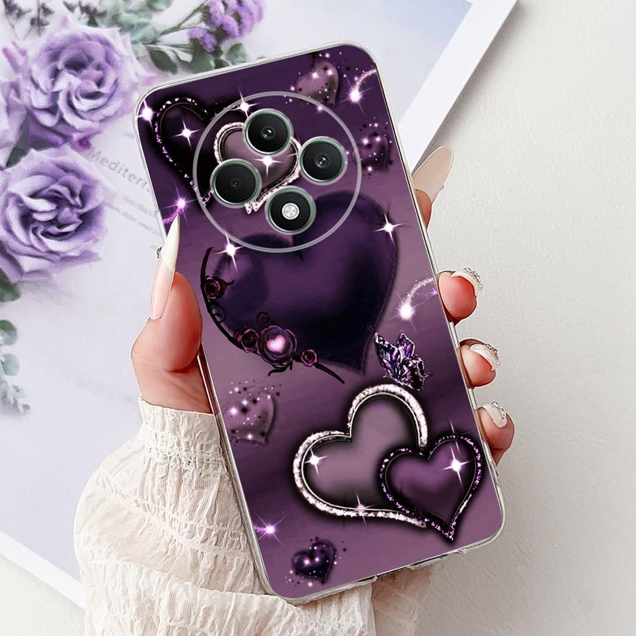 For Oppo Reno 12F 4G Case CPH2687 Cute Fashion Painted Cover Soft Silicone Phone Case For Oppo Reno12 F Reno 12 FS Reno12F Shell