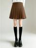 1/2 Pairs Women Black White Knee High Socks Uniform Style Solid Color Calf Socks