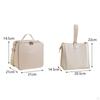 2 Pieces Lunch Storage Bag Cooling Pouch Portable Waterproof Reusable Carrier Thermal Food
