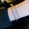 Minority Design Decoration Cuff Bangles Simple Pulseras Full Rhinestone Bracelet Women Bracelets