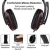 Noise Cancelling Wired Headphones with Microphone Over Ear Headset Gaming Headset  Computer