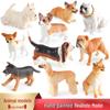 Chihuahua and Corgi Miniature Dog Models - Cute Solid Animal Figurines