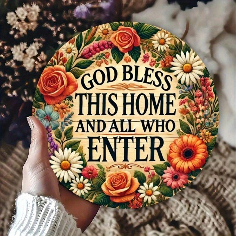 Pastoral Style Metal Decorative Painting for Farms & Cafes