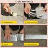 Electrically Super Waterproof Repair Tape Linered Sunlight Room Roof Self-Adhesive for HVAC Metal Repair Conformable Tape
